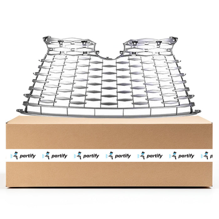 Lexus RX350/RX350h CAPA Certified Grille Exc F Sport Handling Na Built W/O Parking Sensors W/O Cam Silver Assembly - LX1200222C