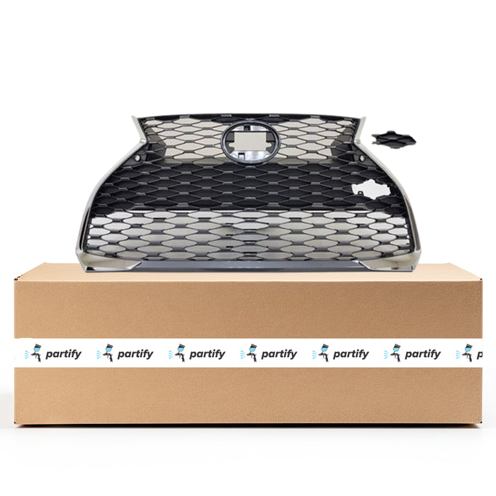 Lexus IS350 Base Grille W/O Front View Camera W/Park Distance Sensors Assembly - LX1200235
