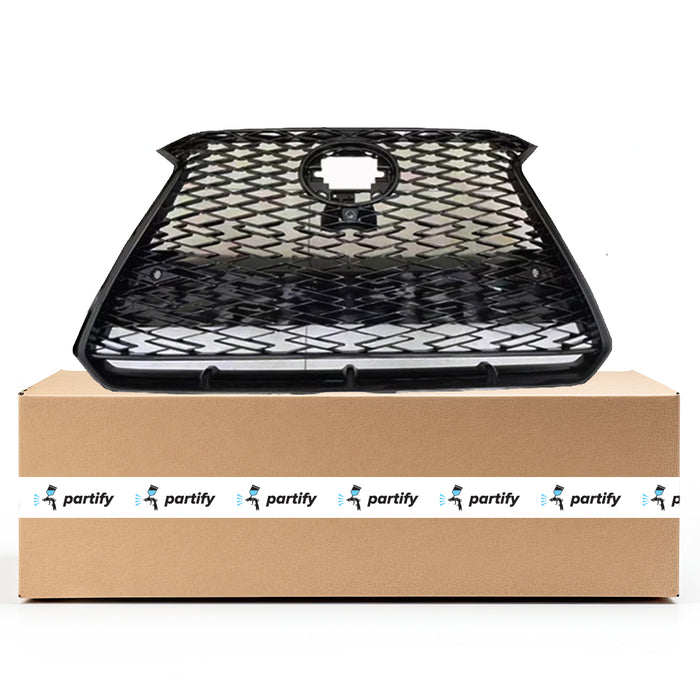 Lexus NX250/NX350/NX350h/NX450h+ Base Grille For Japan Manufactured Models W/O Front View Camera W/O Park Distance Sensors Assembly - LX1200247