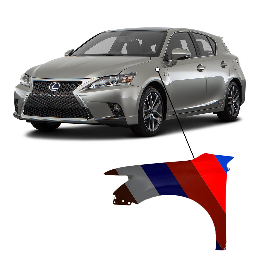 2011-2017 Lexus CT200h Driver Side Fender - LX1240122 — Partify