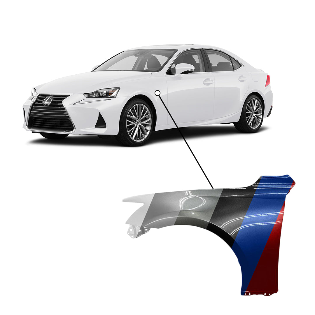 2014-2020 Lexus IS Front Driver Side Fender Without F-Sport