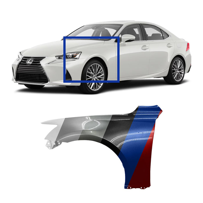 Lexus IS Driver Side Fender Without F-Sport - LX1240129