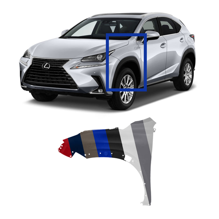 Lexus NX CAPA Certified Driver Side Fender - LX1240137C