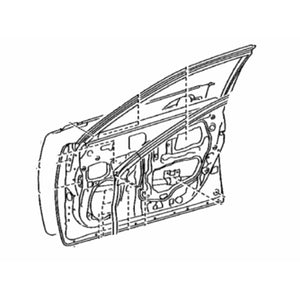 Carcasa de la puerta delantera del lado del conductor image