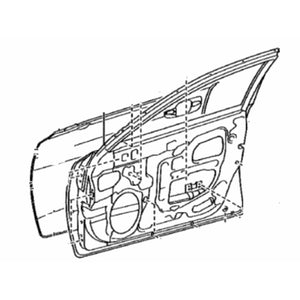 Carcasa de la puerta delantera del lado del conductor image