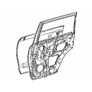 Rear Driver Side Door Shell image