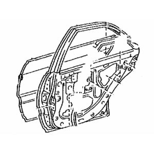 Rear Driver Side Door Shell image