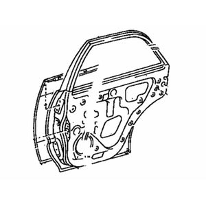 Rear Driver Side Door Shell image