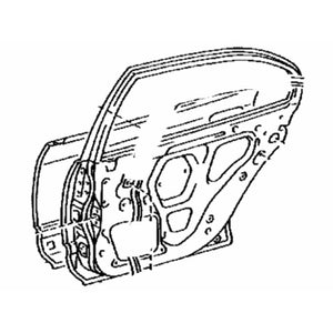 Rear Driver Side Door Shell image