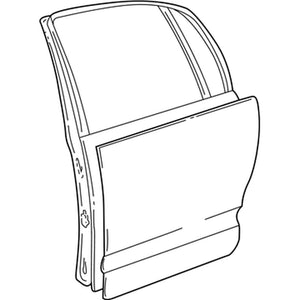 Carcasa de la puerta trasera del lado del conductor image