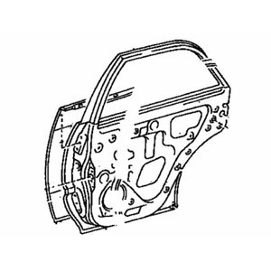 Rear Passenger Side Door Shell image