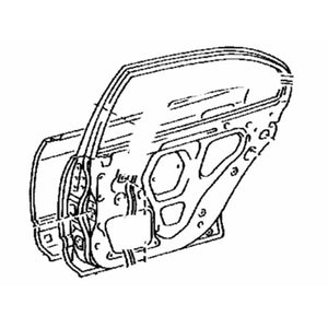 Rear Passenger Side Door Shell image