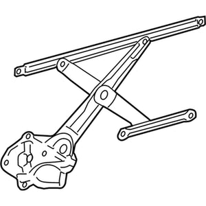 Rear Driver Side Window Regulator image