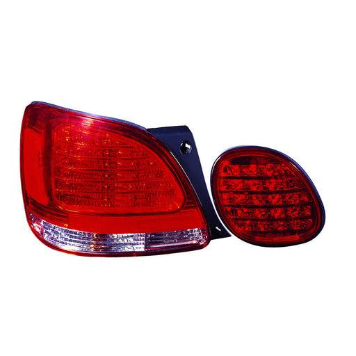 Lexus GS300/GS400/GS430 Tail Light Set Led 4 Pcs Set Clear/Red - LX2811107
