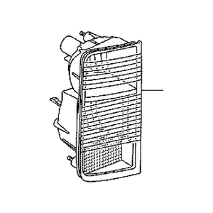 Driver Side Back Up Light Lens / Housing image