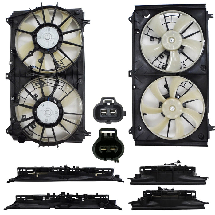 Lexus GS460 Engine Cooling Fan Assembly Motor/Blade/Shroud Assembly 4.6L V8 - LX3115126