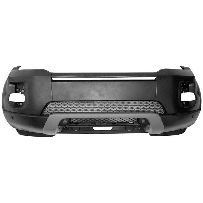 Land Rover Range Rover Evoque CAPA Certified Front Bumper With Sensor Holes Without Headlight Washer Holes - RO1000142C