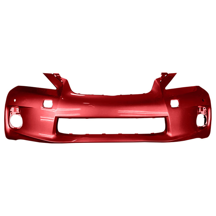 Lexus CT200h Non Sport CAPA Certified Front Bumper Without Headlight Washer Holes & With Sensor Holes - LX1000227C