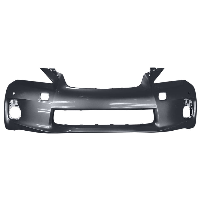 Lexus CT200h Non Sport CAPA Certified Front Bumper Without Headlight Washer Holes & With Sensor Holes - LX1000227C