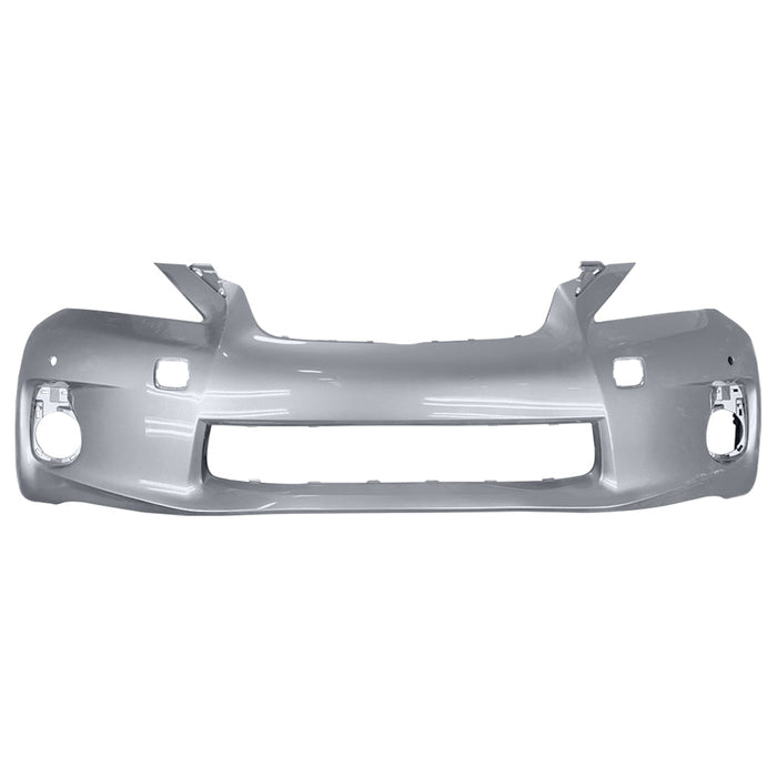 Lexus CT200h Non Sport CAPA Certified Front Bumper Without Headlight Washer Holes & With Sensor Holes - LX1000227C