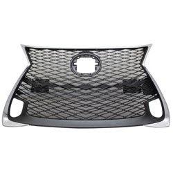 Lexus GS350 CAPA Certified Grille Painted Black With Chrome Moulding Without Sensor With F-Sport Package - LX1200191C