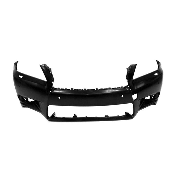Lexus GS350 CAPA Certified Front Bumper With Sensor Holes/Headlight Washer Holes - LX1000282C