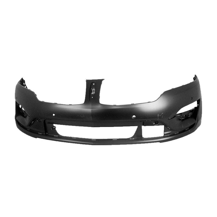 Lincoln MKC CAPA Certified Front Bumper With Sensor Holes Without Headlight Washer Holes Without Tow Hook Hole - FO1000701C