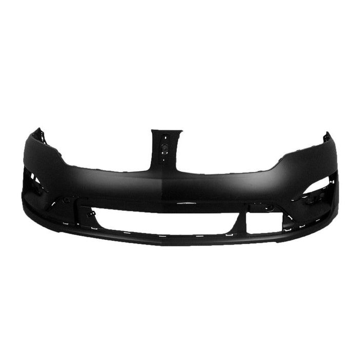 Lincoln MKC CAPA Certified Front Bumper Without Sensor Holes/ Headlight Washer Holes Without Tow Hook Hole - FO1000698C