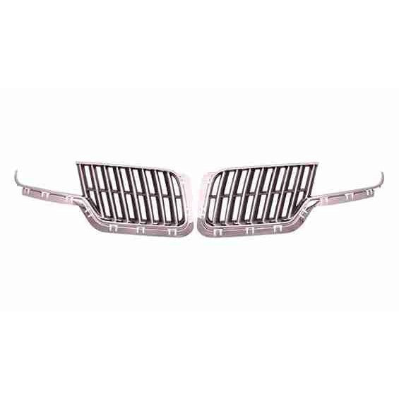 Lincoln MKZ CAPA Certified Grille Chrome Dark Gray Driver Side With Sport Package - FO1200546C