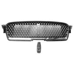 Lincoln MKZ CAPA Certified Grille Satin Aluminium With Satin Frame/ Emblem Mount - FO1200613C