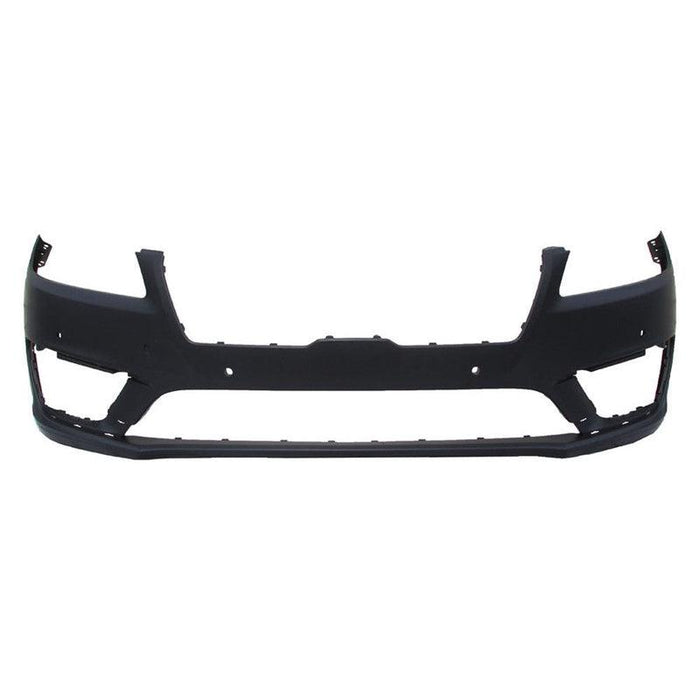 Lincoln MKZ CAPA Certified Front Bumper With Sensor Holes Without Tow Hook Hole - FO1000740C