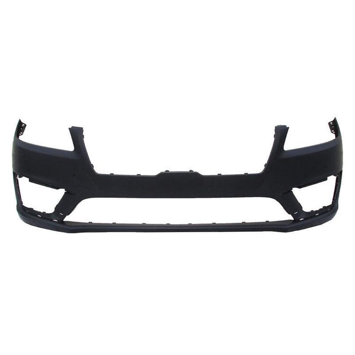 Lincoln MKZ CAPA Certified Front Bumper Without Sensor Holes/ Tow Hook Hole - FO1000737C