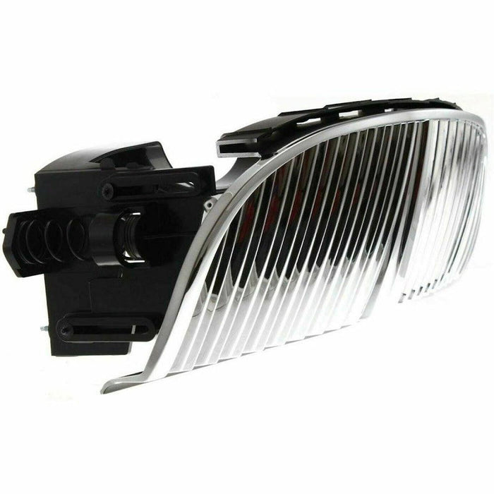 1998-2002 Lincoln Town Car Grille Chrome Black/W - FO1200349-Partify-Painted-Replacement-Body-Parts