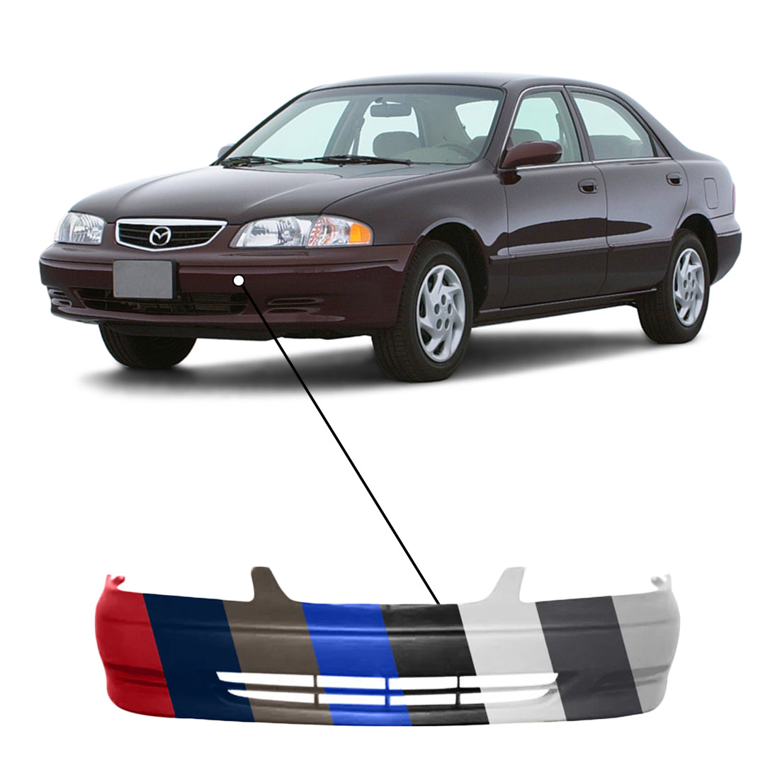 2000-2002 Mazda 626 Front Bumper - MA1000166 — Partify