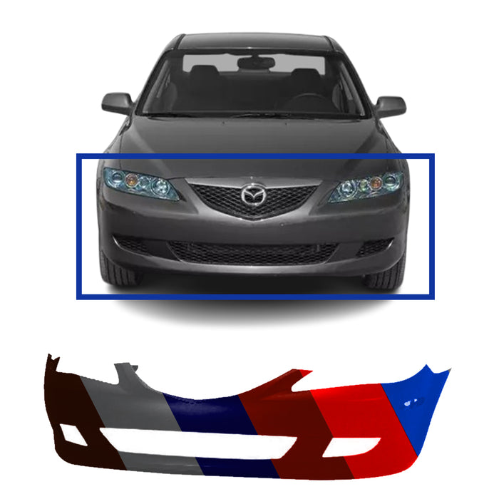 Mazda Mazda 6 Front Bumper Standard Model - MA1000187