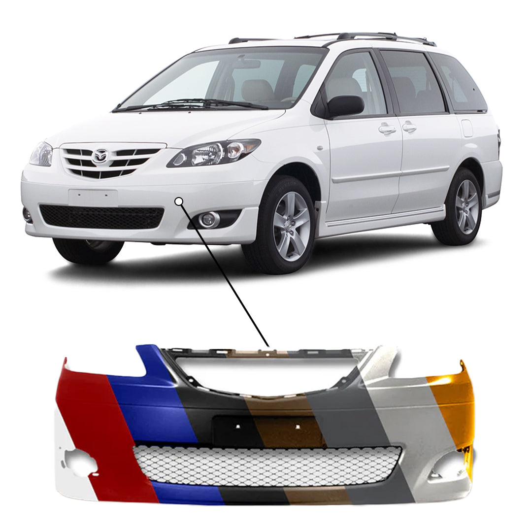 Mazda MPV Front Bumper With Rocker Molding - MA1000199 — Partify