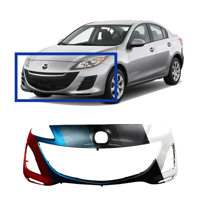 Mazda Mazda 3 2.0L CAPA Certified Front Bumper - MA1000223C