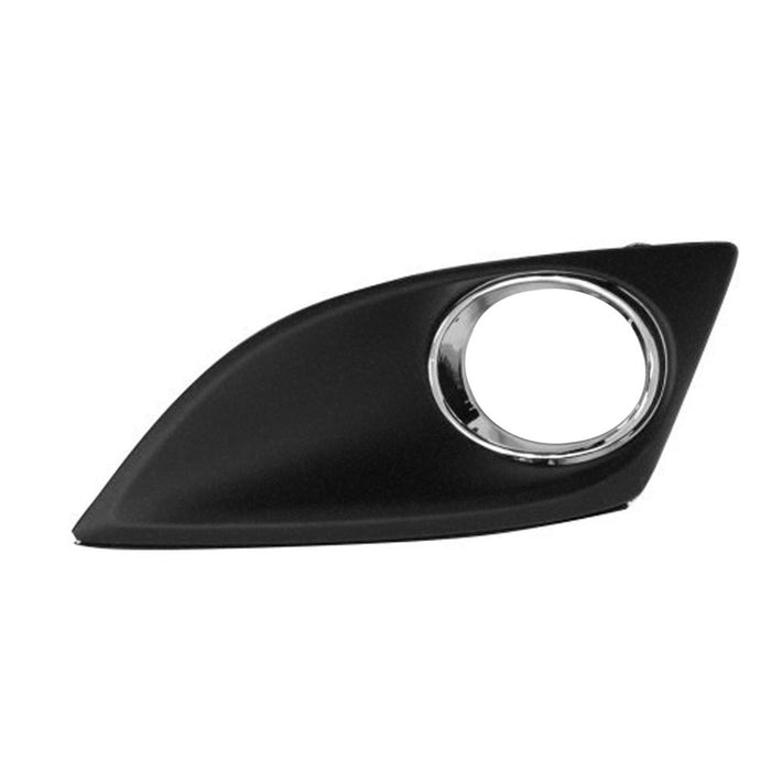 Mazda CX-7 Front Driver Side Bumper Insert Fog Lamp Bezel Cover Insert For Use W/Fog Lamps Chrome/ - MA1038124