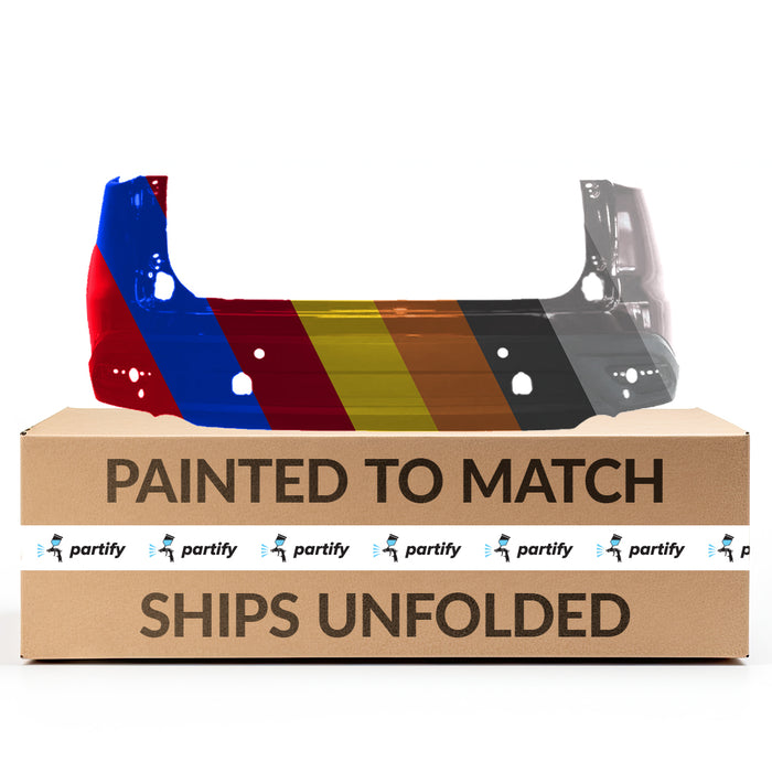 Mazda CX-9 OEM Rear Bumper With Sensor Holes & Without Molding Holes - TK7850221DBB