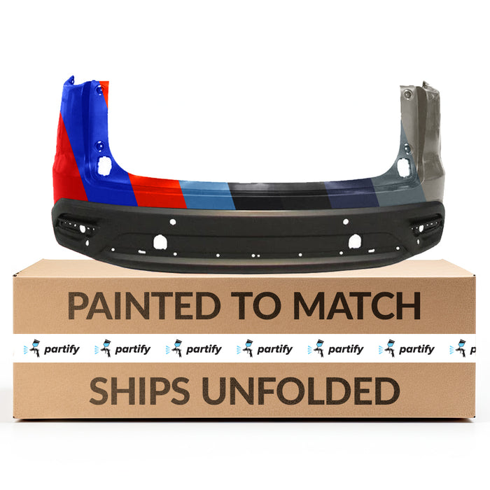 Mazda CX9 Rear Bumper With Sensor Holes & Molding Holes- MA1100223