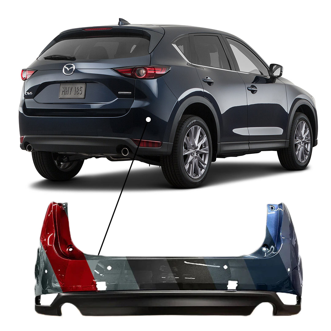 2019-2021 Mazda CX-5 Rear Bumper With Sensor Holes - MA1100229
