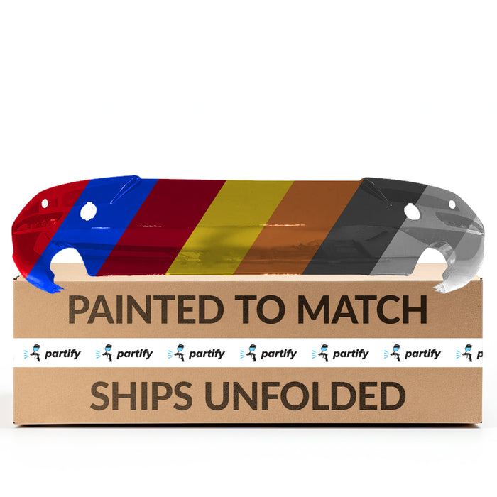 Parachoques trasero inferior nuevo para Mazda 3/Sport con certificación CAPA, con orificios para gancho de remolque y orificios para sensores, para modelos hatchback fabricados en Canadá - MA1115101C