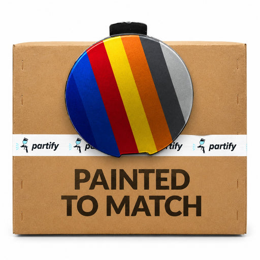 Partify painted-to-match tow hook cover graphic - MA1129107