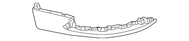 Mazda CX-90 Rear Bumper Molding - MA1147102