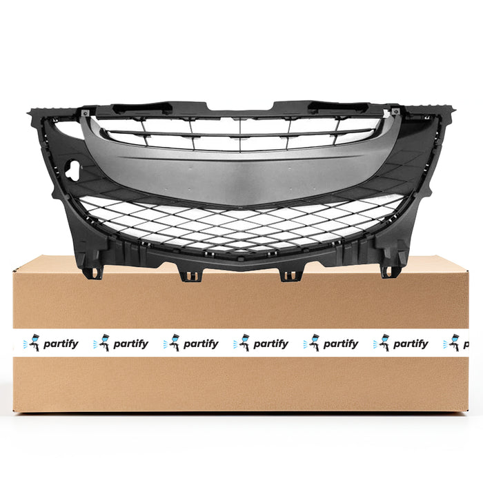 Parrilla delantera para Mazda 5 con faros antiniebla y protector superior pintado liso - MA1200193