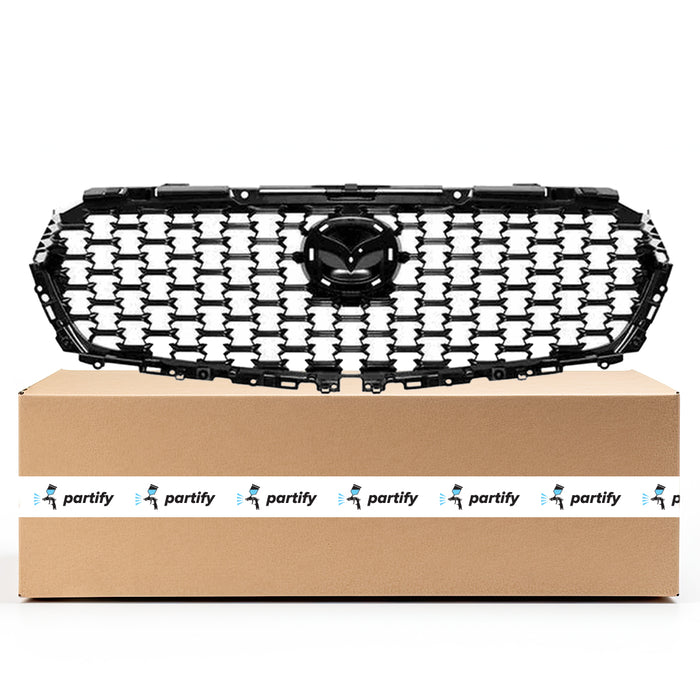 Mazda CX-50 Grille W/O Around View Monitor Piano Black Assembly - MA1200227
