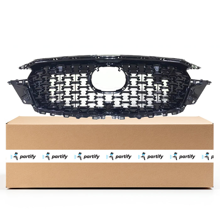 Mazda CX-5 Grille W/O Red Accent Black Moulding Assembly - MA1200229