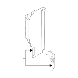 Driver Side Grille Air Deflector image