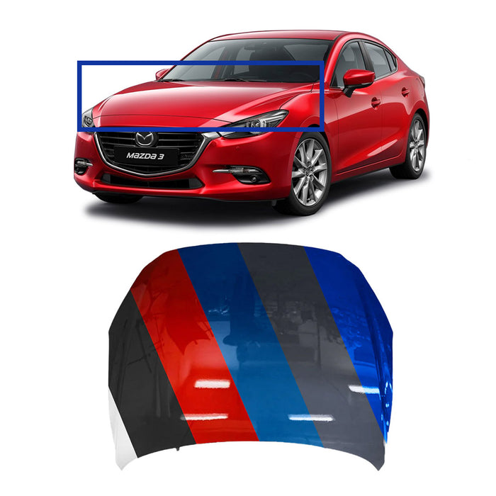 Mazda Mazda 3 CAPA Certified Hood - MA1230173C