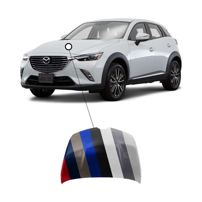2016-2022 Mazda CX-3 Hood - MA1230176 — Partify 2016-2022 Mazda CX-3 Hood - MA1230176 — Partify